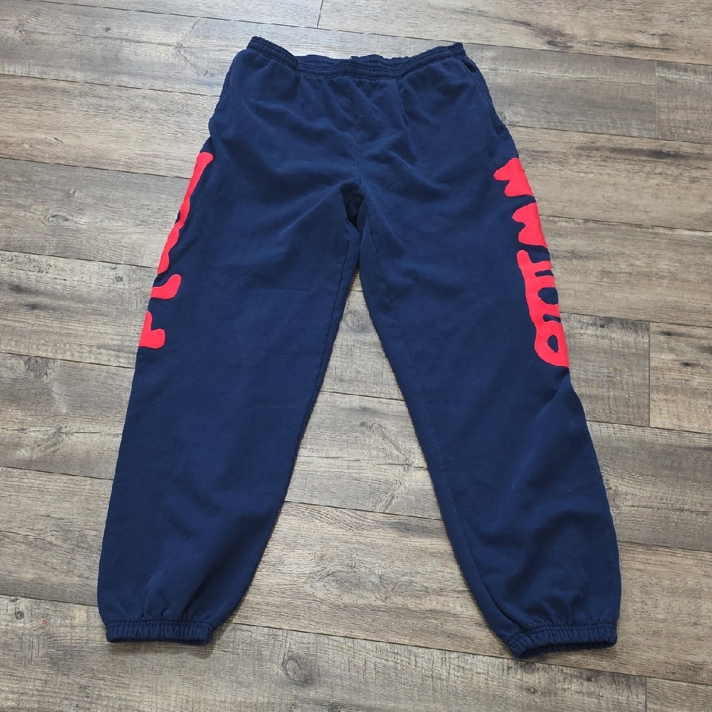 Sp5der Beluga Navy Sweatpants